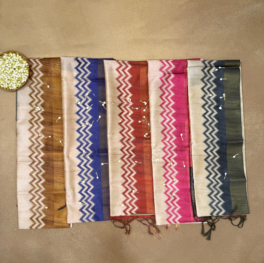 ST 005 - Semi Tussar Silk Saree