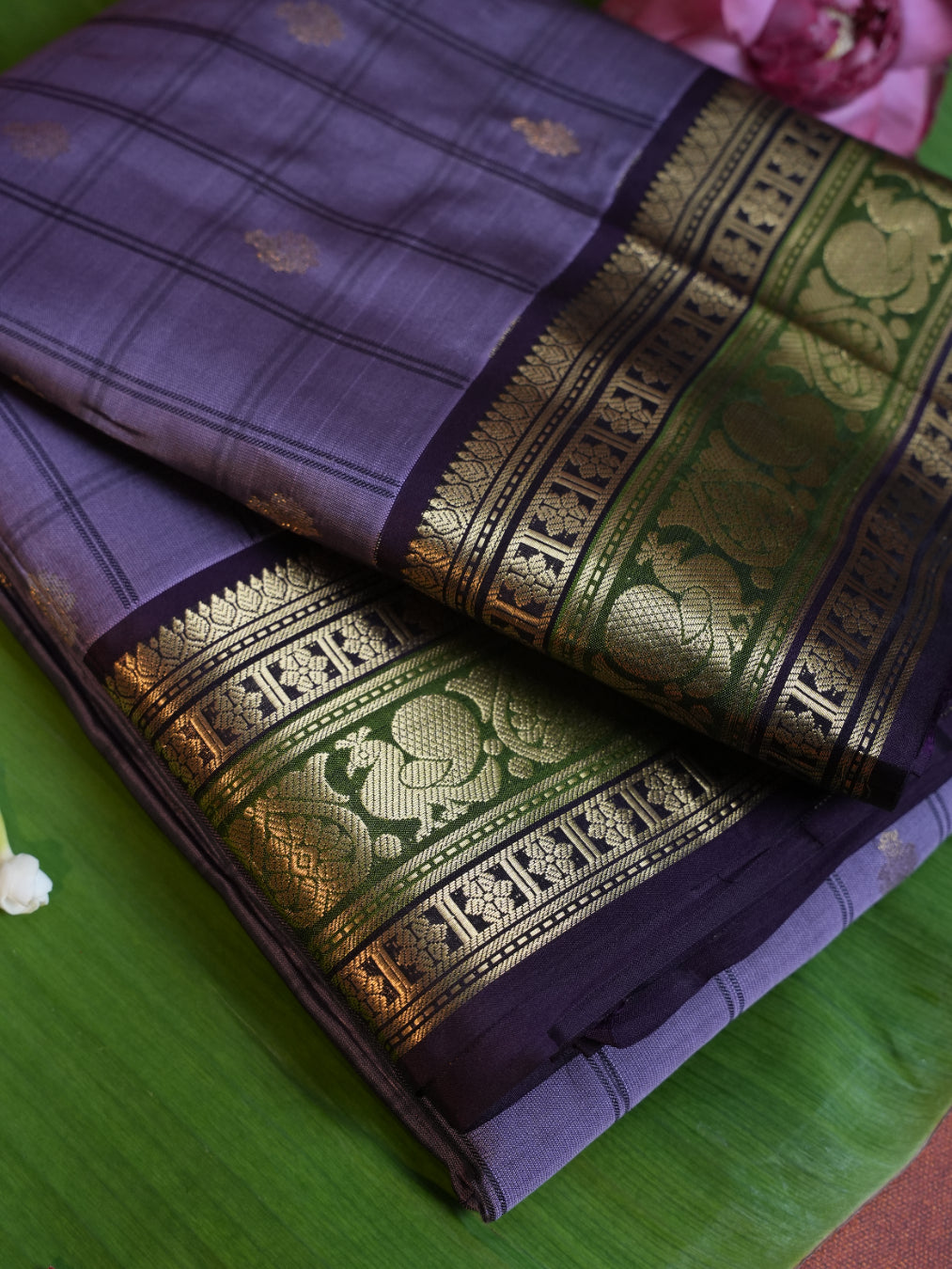 Polivu PS 002 - Pure Soft Silk Saree