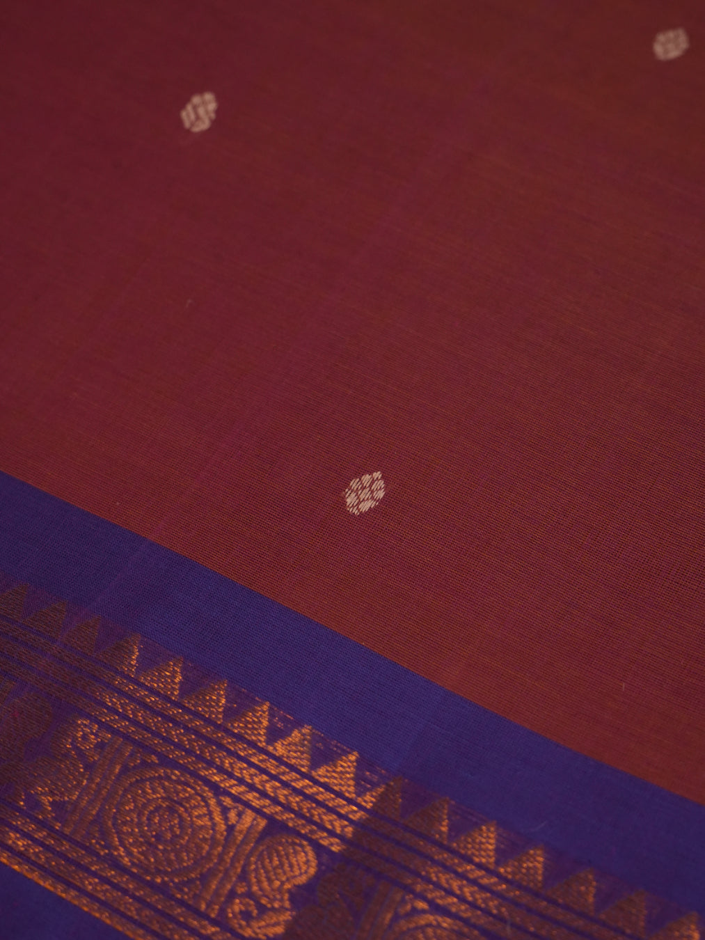Raja Nilai CC 018 - Chettinad Cotton Saree