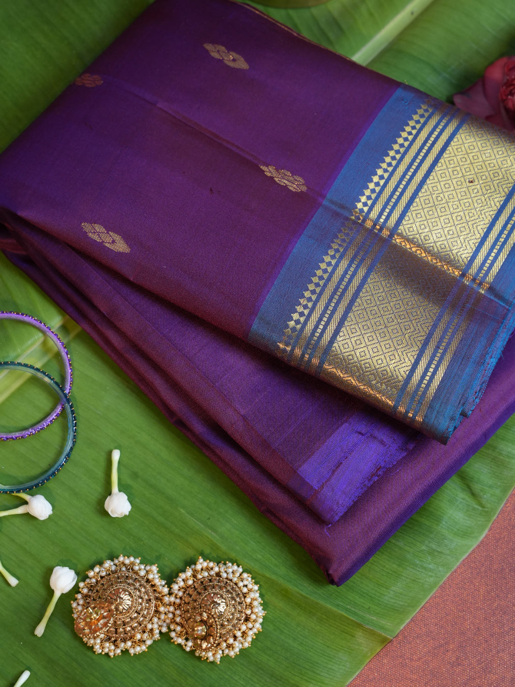 Polivu PS 003 - Pure Soft Silk Saree