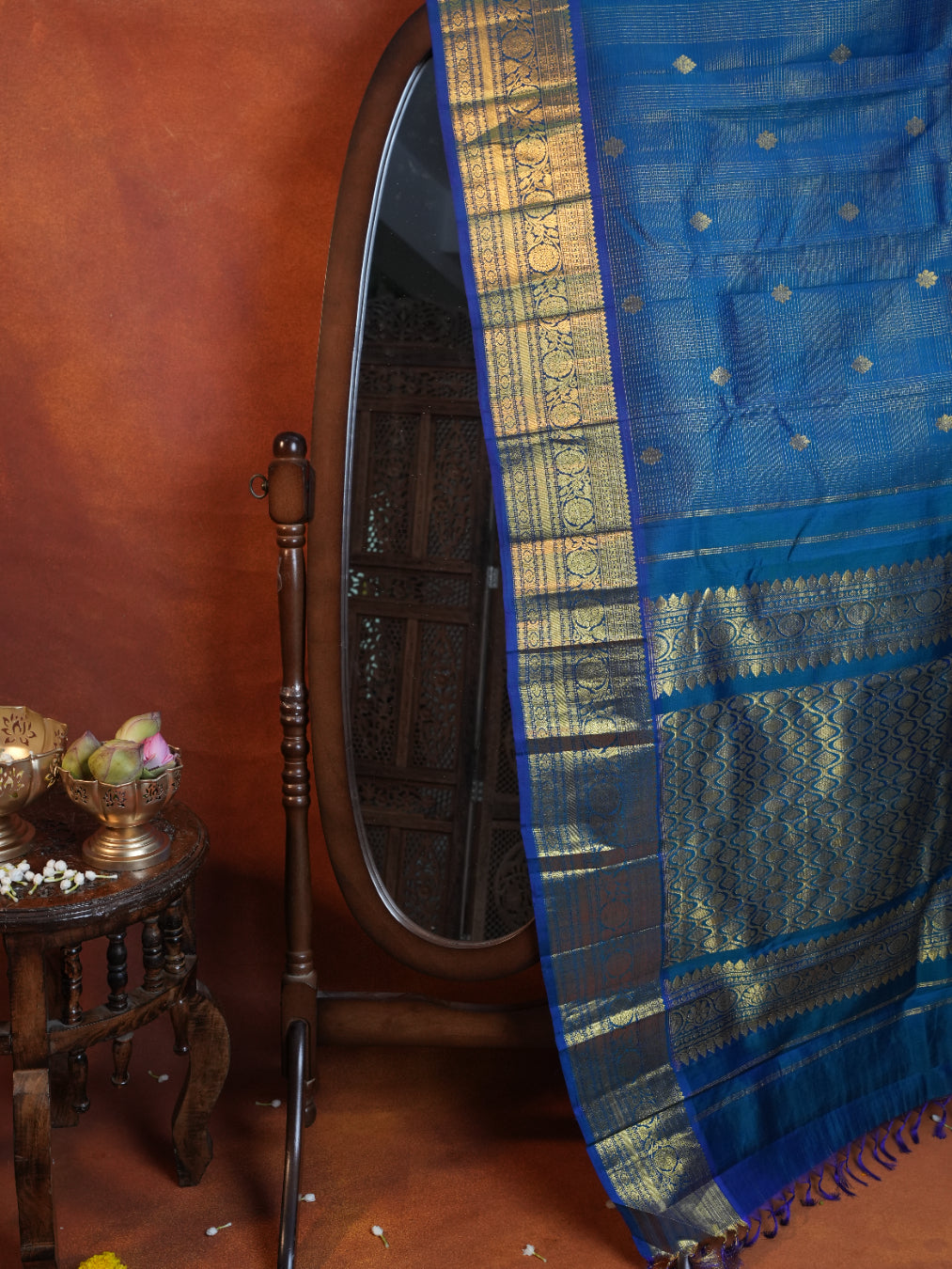 Polivu PS 007 - Pure Soft Silk Saree