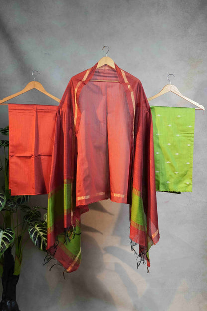 Inaivu RSC 002 - Semi Raw Silk Salwar