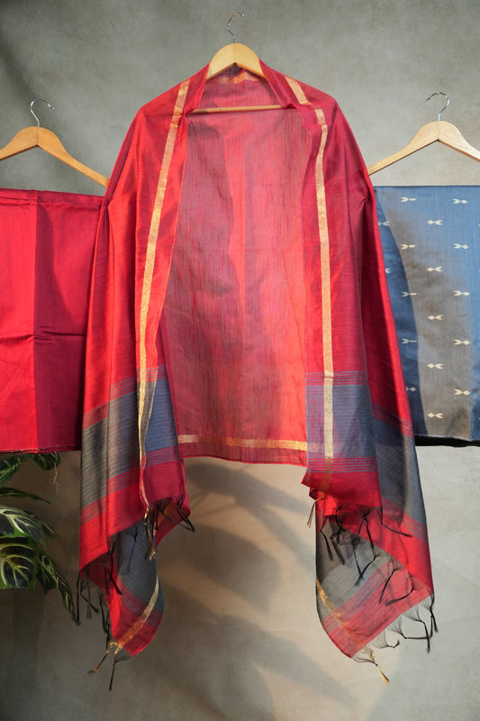 Inaivu RSC 004 - Semi Raw Silk Salwar
