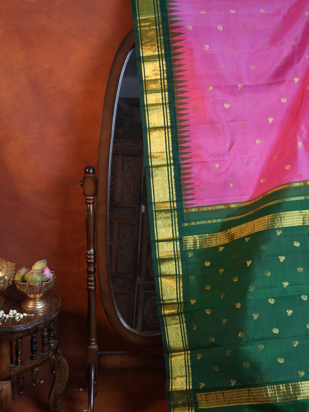 Polivu PS 008 - Pure Soft Silk Saree
