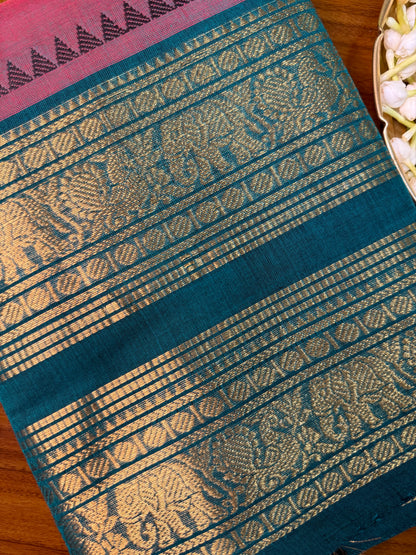 Parambariyam KC 014 - Kanchi Pure Cotton Saree