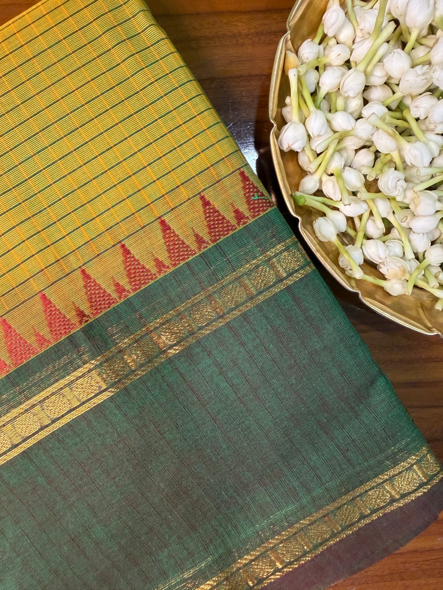 Parambariyam KC 004 - Kanchi Pure Cotton Saree