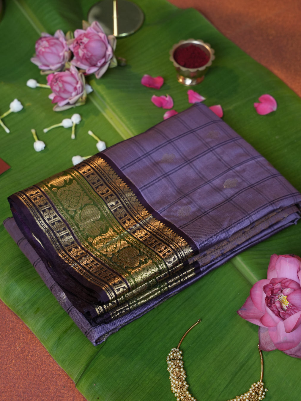 Polivu PS 002 - Pure Soft Silk Saree
