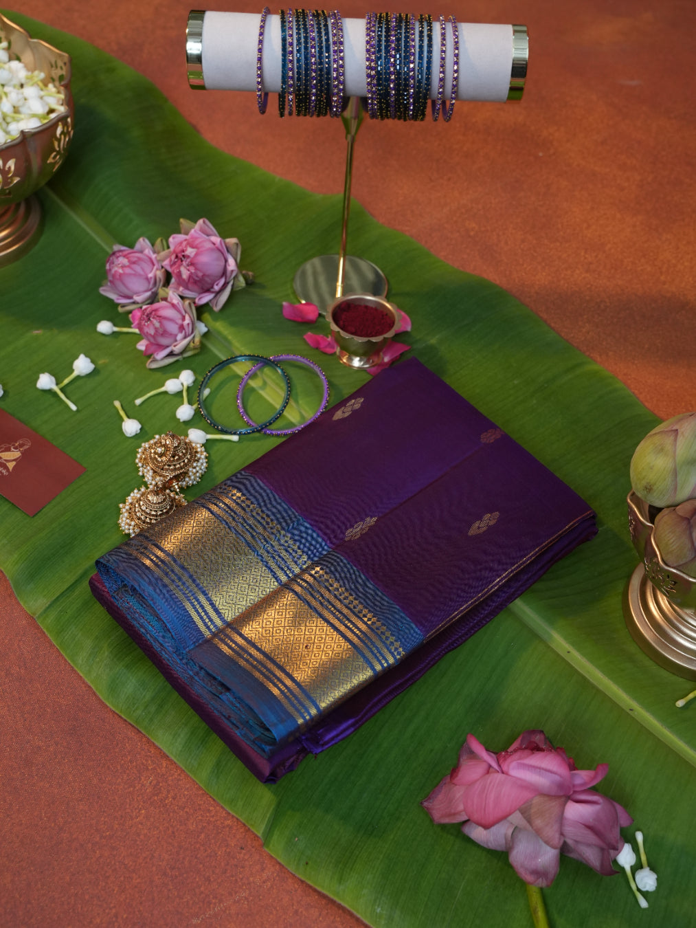 Polivu PS 003 - Pure Soft Silk Saree