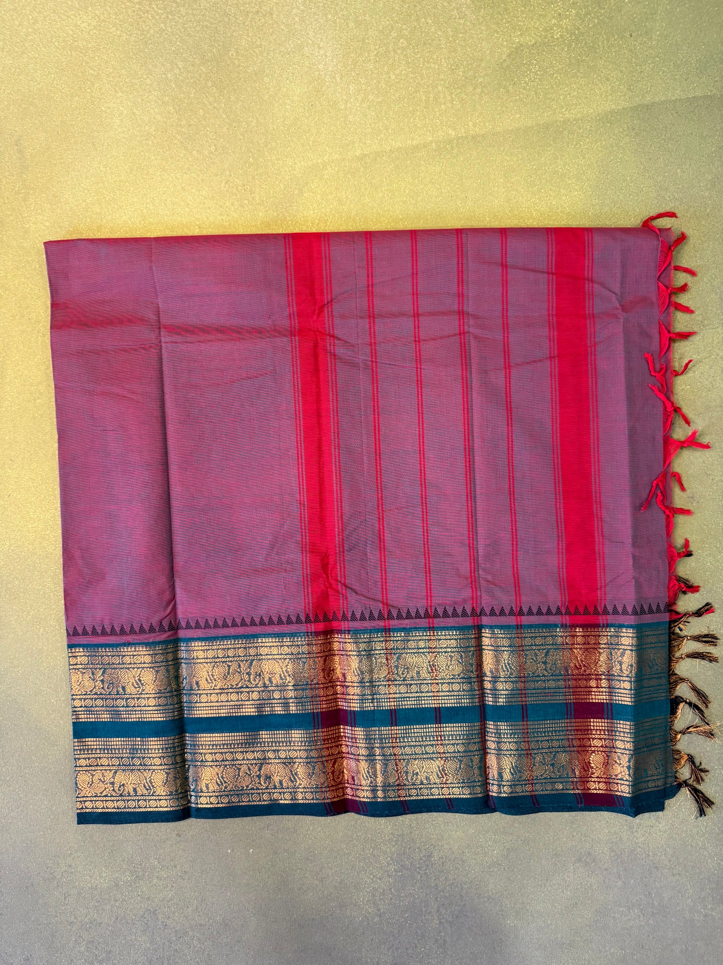 Parambariyam KC 014 - Kanchi Pure Cotton Saree