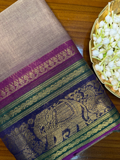 Parambariyam KC 011 - Kanchi Pure Cotton Saree