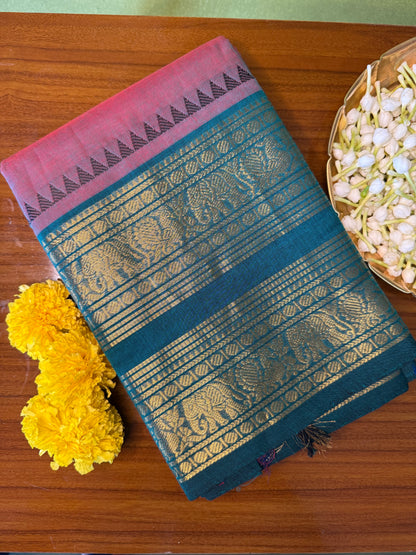 Parambariyam KC 014 - Kanchi Pure Cotton Saree