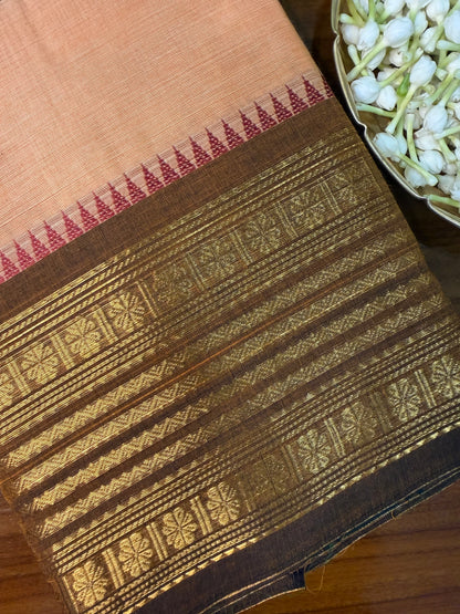 Parambariyam KC 008 - Kanchi Pure Cotton Saree