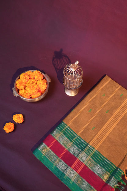 Raja Nilai CC 002 - Chettinad Cotton Saree