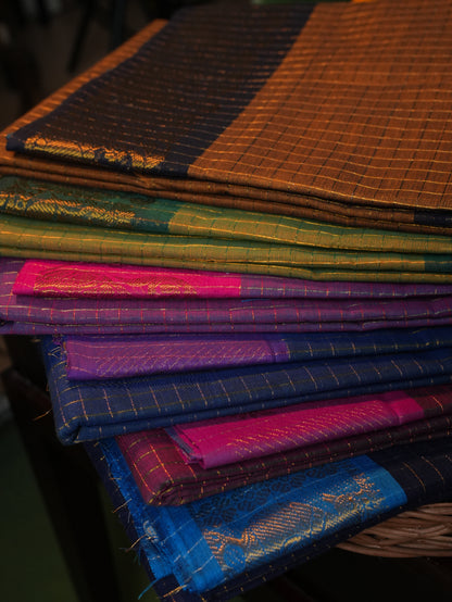 Vidumurai SCK 005 - Sungudi Cotton Kattam Saree