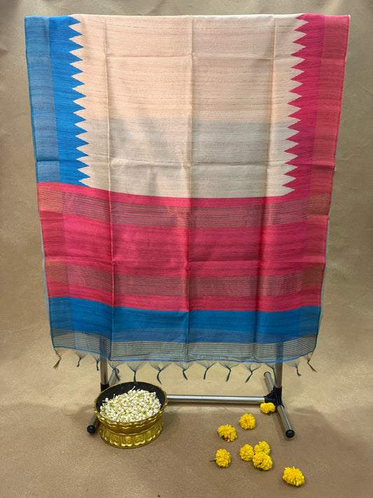 ST 013 - Semi Tussar Silk Saree