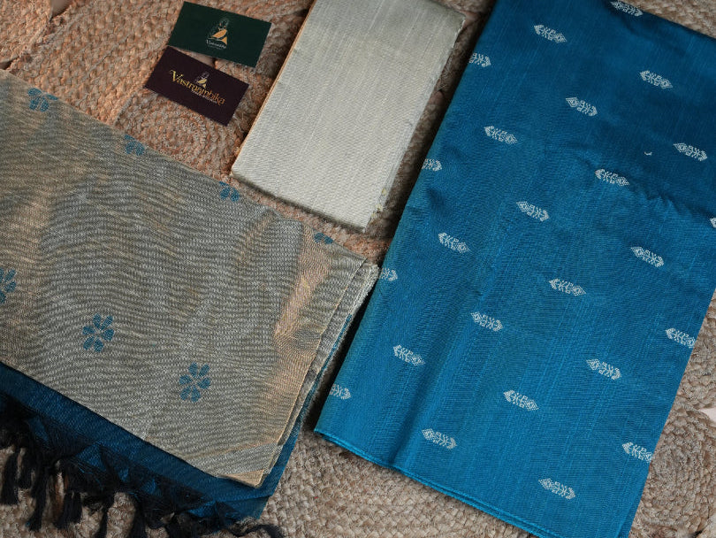 Maalai RSC 010 - Semi Raw Silk Salwar
