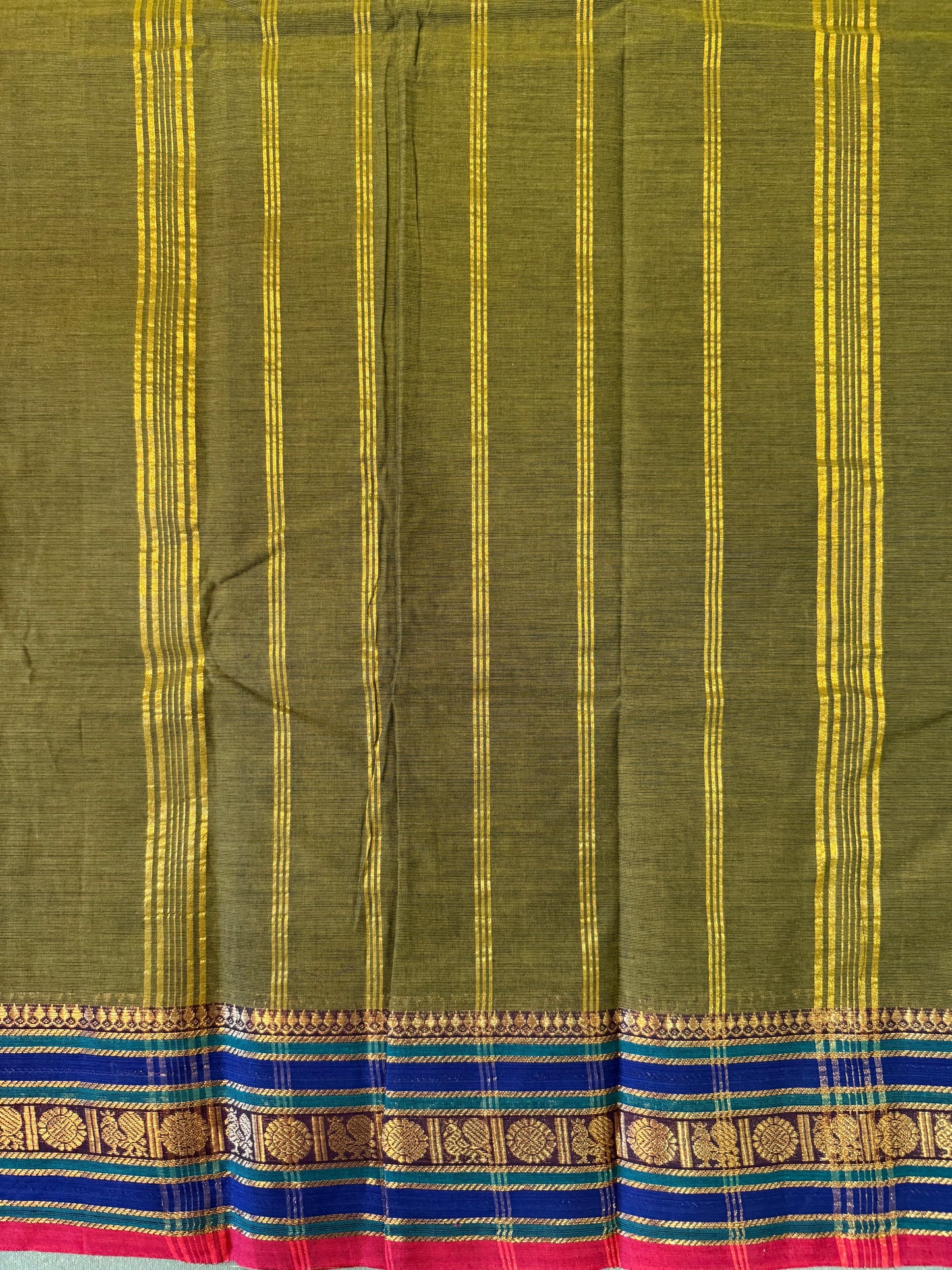 Parambariyam KC 007- Kanchi Pure Cotton Saree