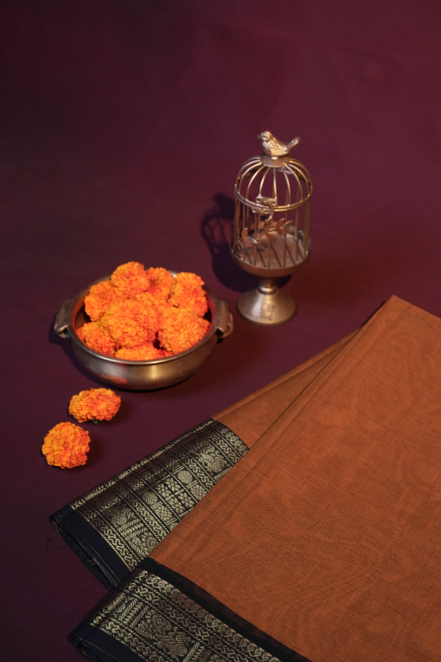 Raja Nilai CC 006- Chettinad Cotton Saree