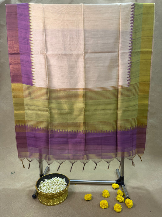 ST 021 - Semi Tussar Silk Saree
