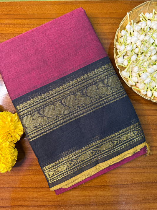 Parambariyam KC 006 - Kanchi Pure Cotton Saree