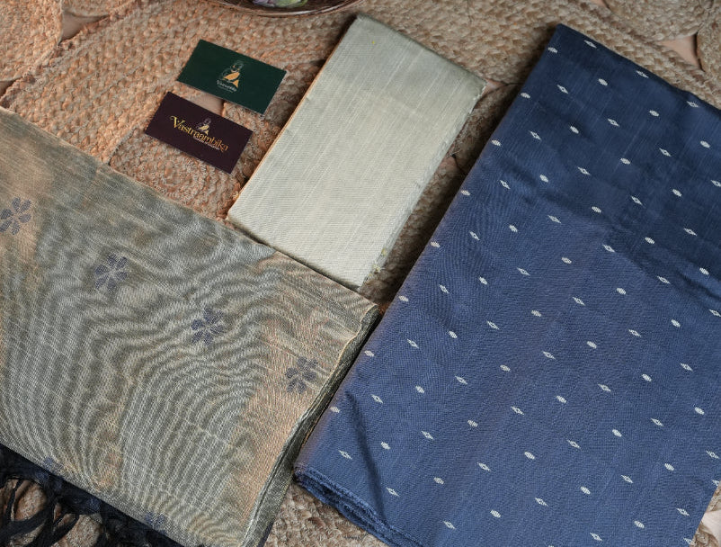 Maalai RSC 009 - Semi Raw Silk Salwar