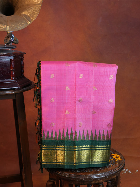 Polivu PS 008 - Pure Soft Silk Saree