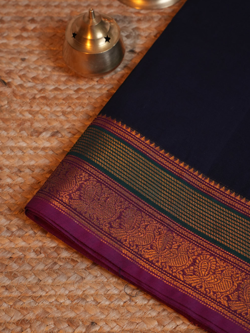Raja Nilai CC 010 - Chettinad Cotton Saree