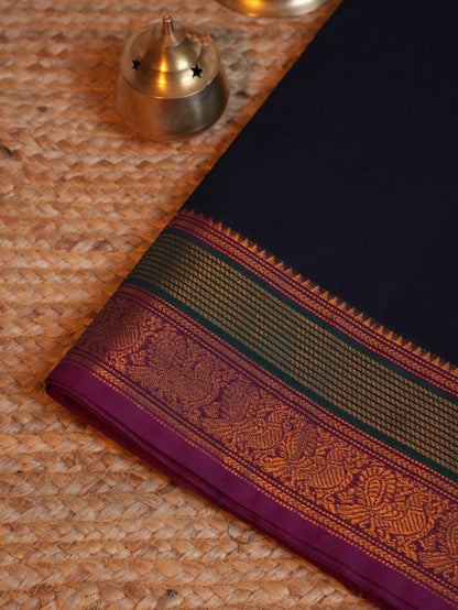 Raja Nilai CC 010 - Chettinad Cotton Saree