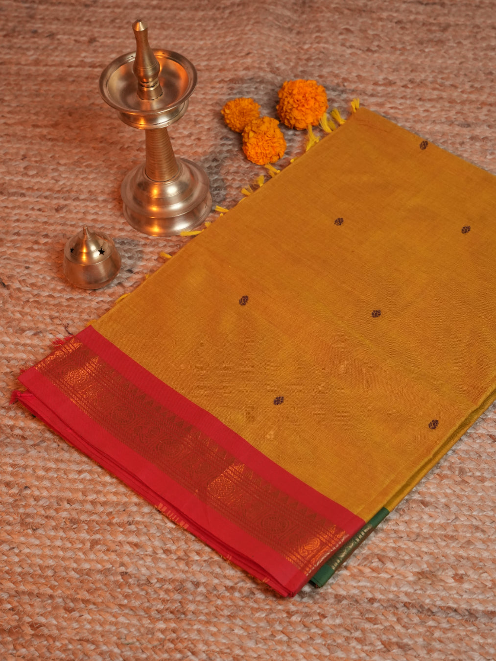 Raja Nilai CC 013 - Chettinad Cotton Saree