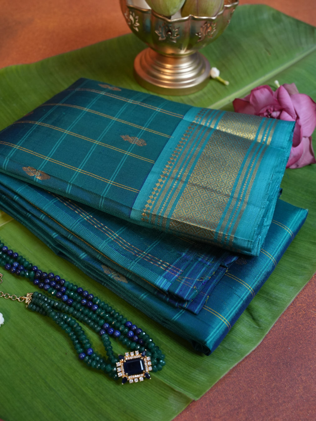 Polivu PS 004 - Pure Soft Silk Saree
