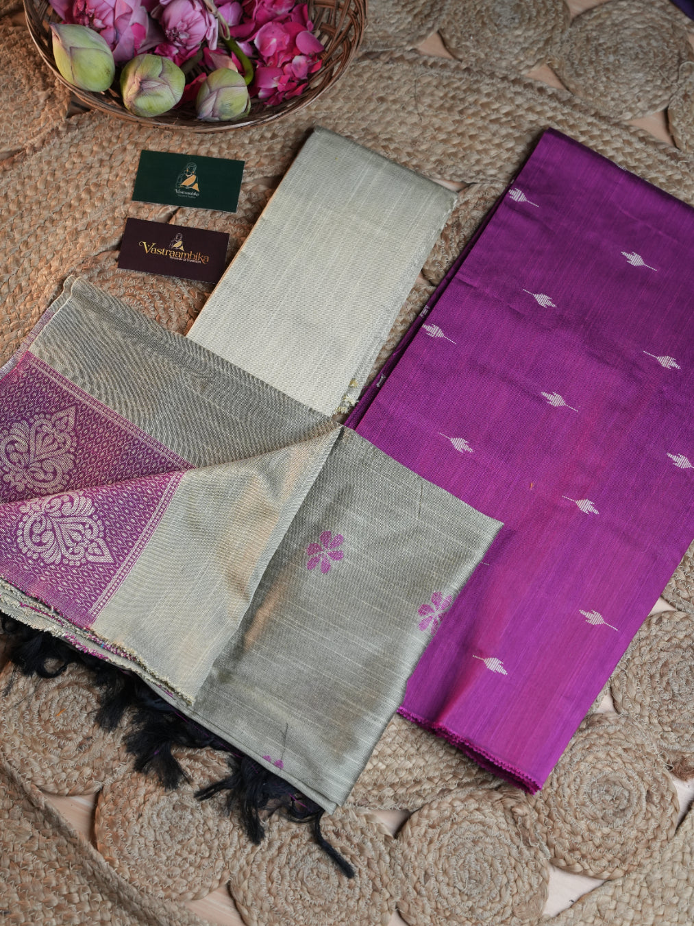 Maalai RSC 006 - Semi Raw Silk Salwar