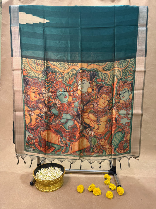 ST 022 - Semi Tussar Silk Saree