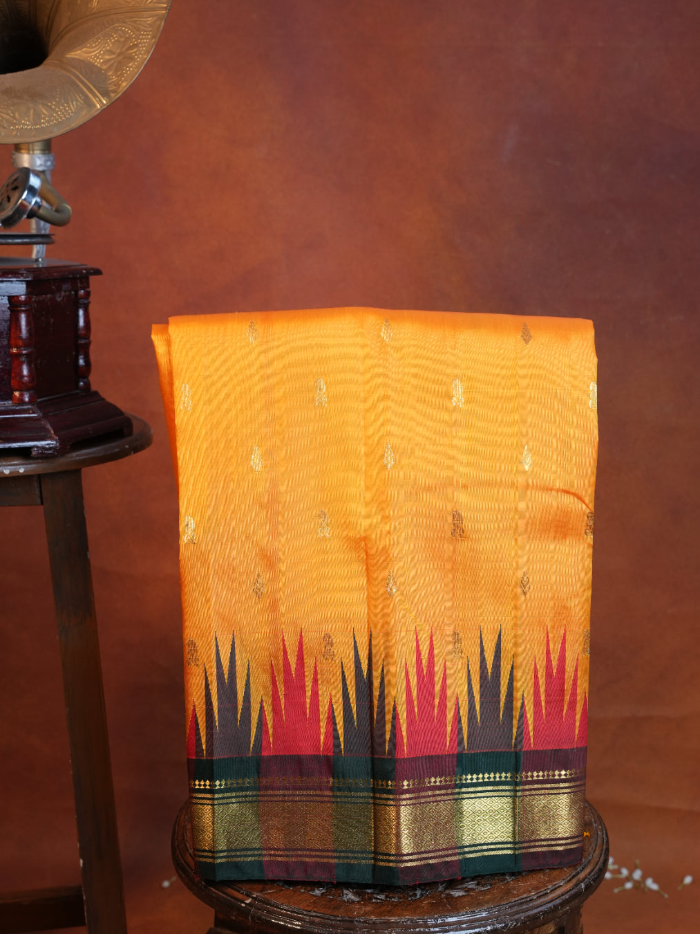 Polivu PS 009 - Pure Soft Silk Saree