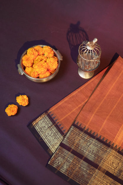 Raja Nilai CC 004 - Chettinad Cotton Saree