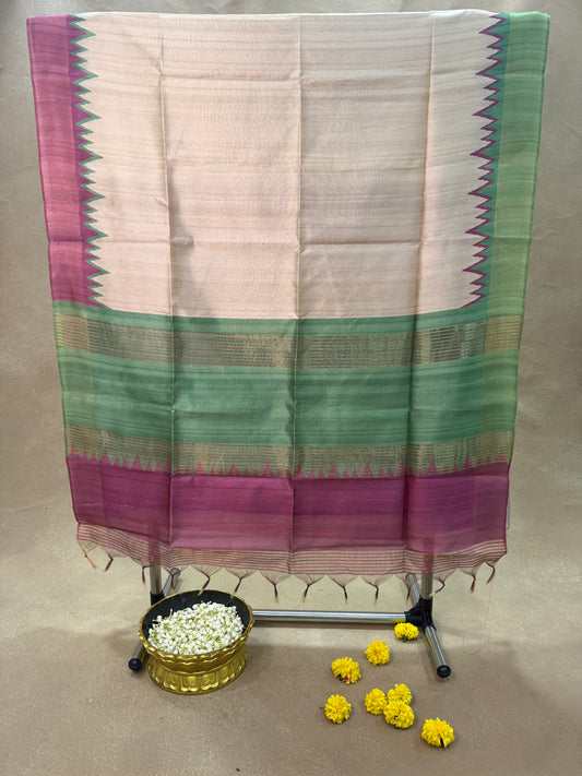 ST 009 - Semi Tussar Silk Saree
