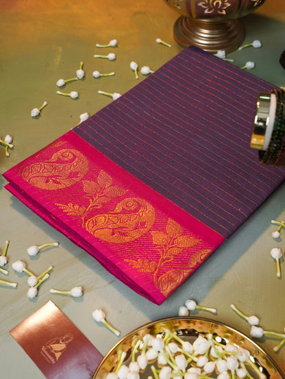 Vidumurai SCK 003 - Sungudi Cotton Kattam Saree