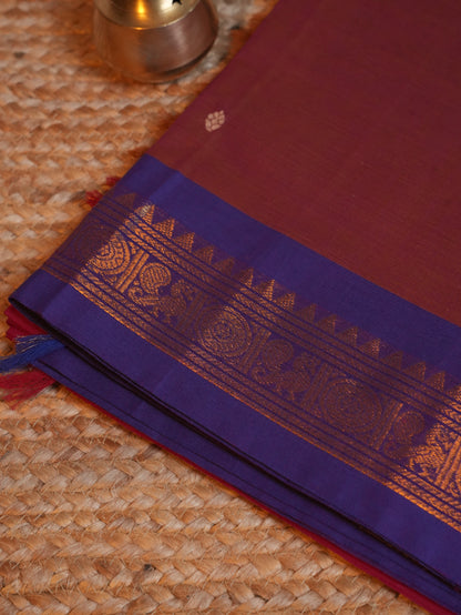 Raja Nilai CC 018 - Chettinad Cotton Saree