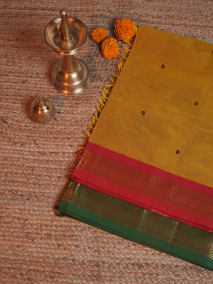 Raja Nilai CC 013 - Chettinad Cotton Saree