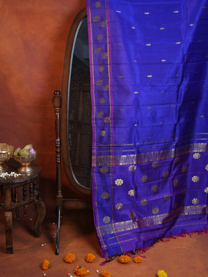 Polivu PS 010 - Pure Soft Silk Saree