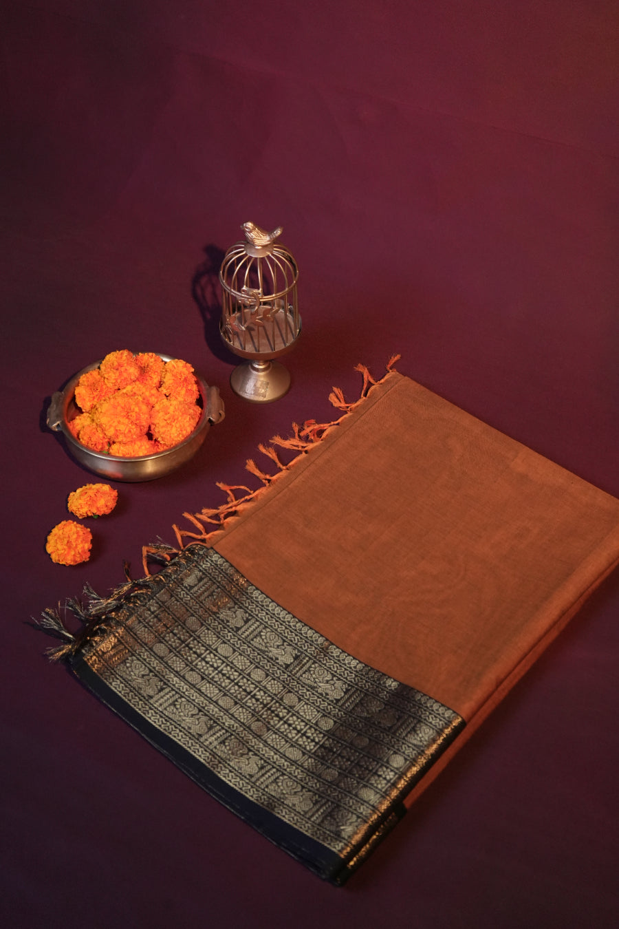 Raja Nilai CC 006- Chettinad Cotton Saree
