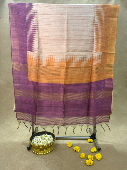 ST 015 - Semi Tussar Silk Saree