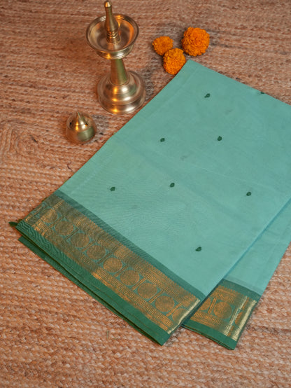 Raja Nilai CC 015 - Chettinad Cotton Saree