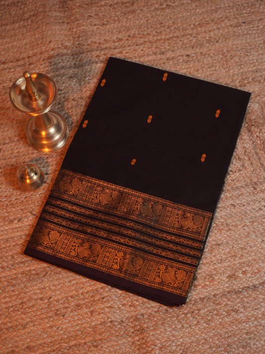 Raja Nilai CC 014 - Chettinad Cotton Saree
