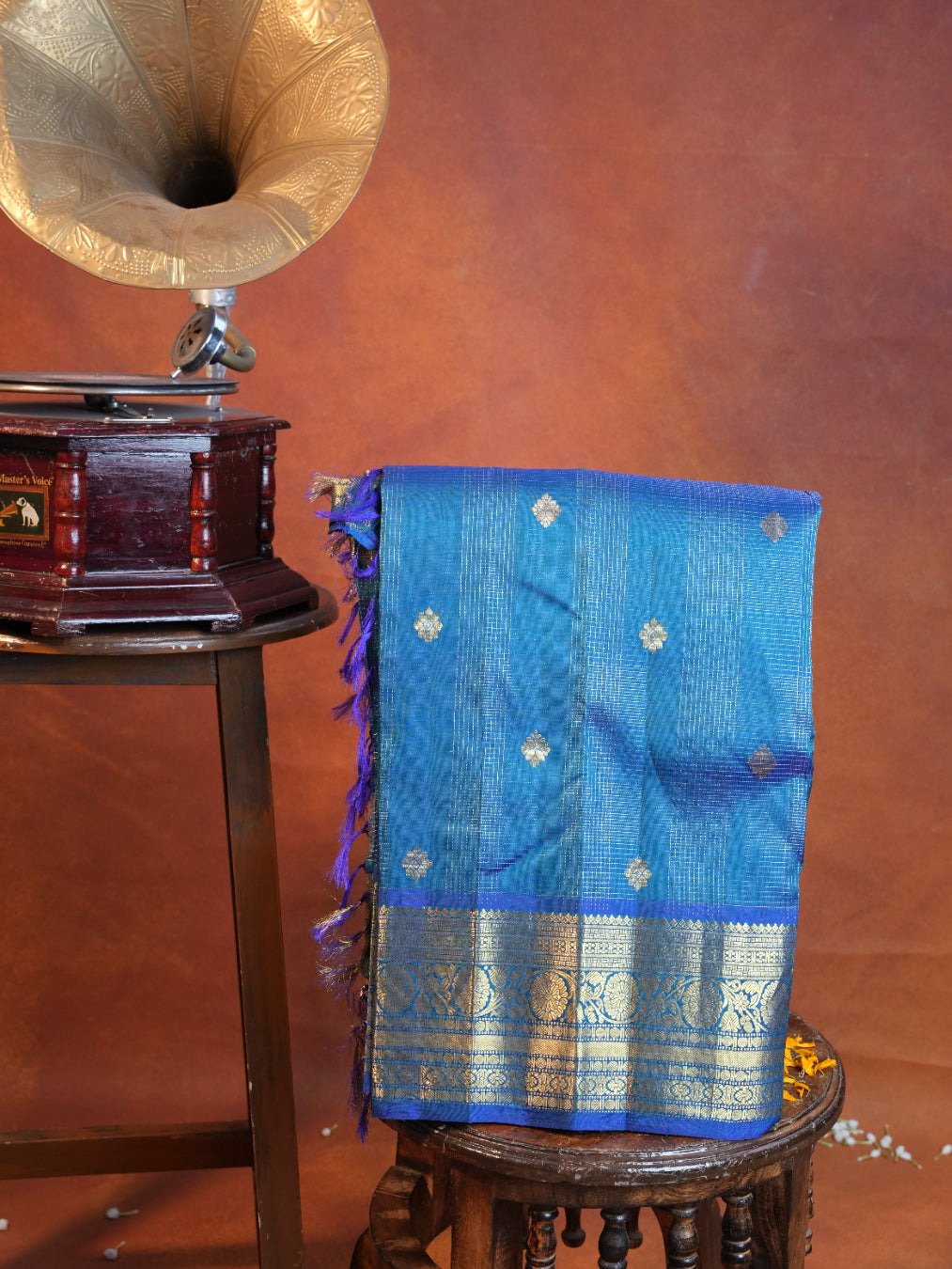 Polivu PS 007 - Pure Soft Silk Saree