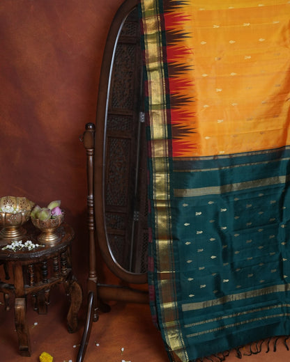Polivu PS 009 - Pure Soft Silk Saree