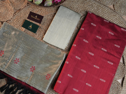 Maalai RSC 011 - Semi Raw Silk Salwar