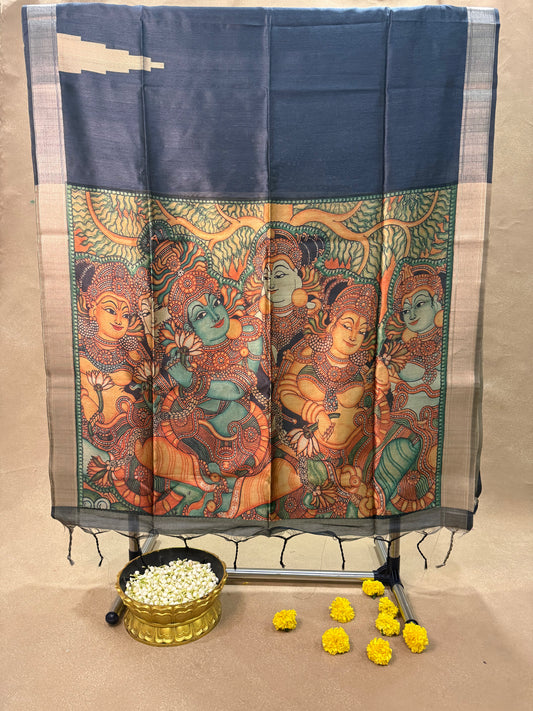 ST 023 - Semi Tussar Silk Saree