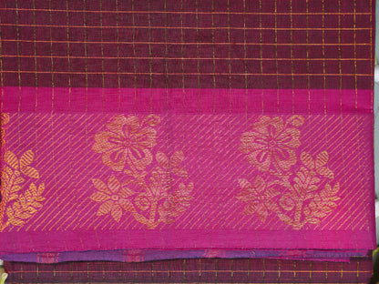 Vidumurai SCK 001 - Sungudi Cotton Kattam Saree