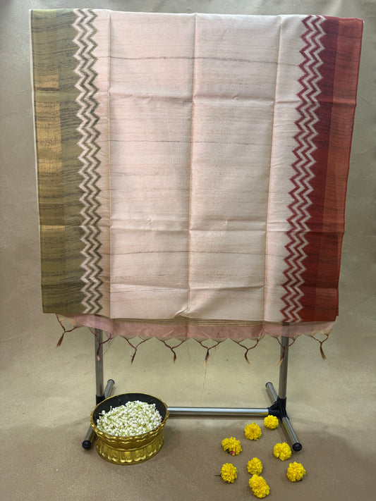 ST 001 - Semi Tussar Silk Saree