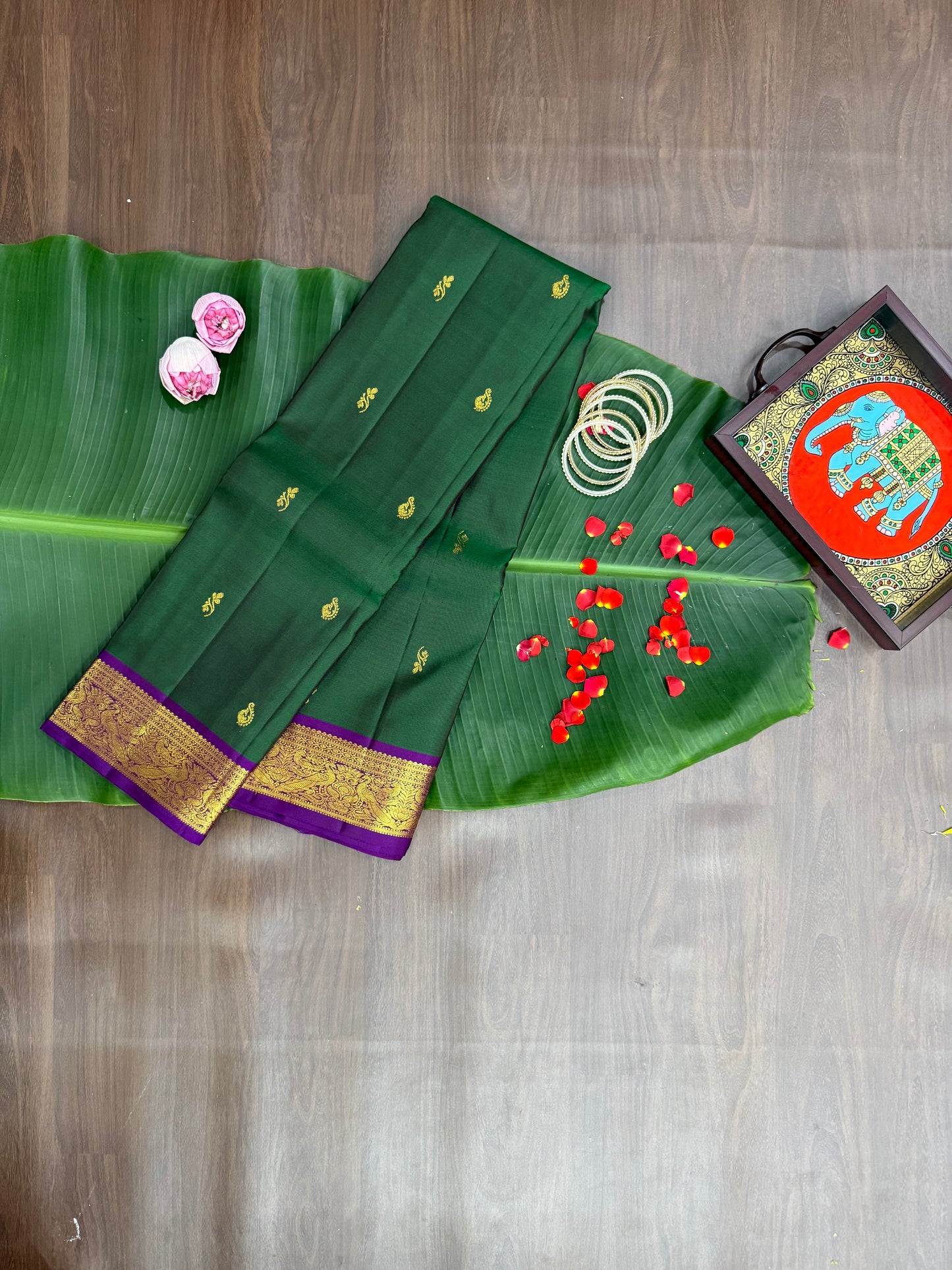 Swarnam KPS009 - Kanchipuram Pure Silk Saree